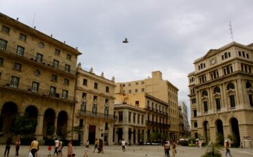 Plaza De San Francisco In Cuba