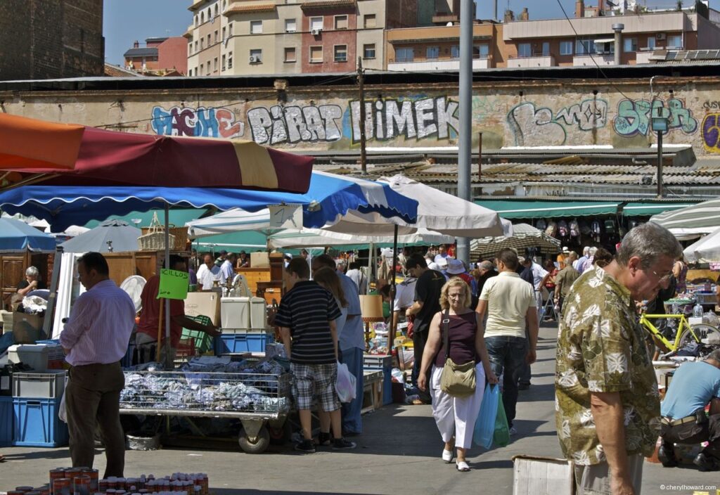 Encants Vells Market Barcelona - People