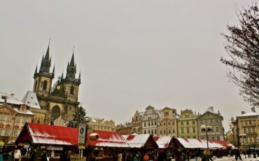 The Christmas Market At Old Town Square In Prague