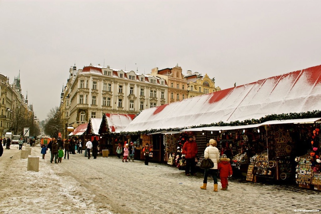 Christmas Market At Old Town Square In Prague