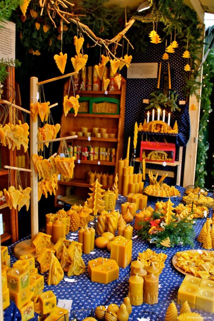 Vienna Austria Christmas Market Candles