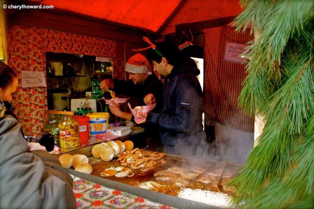 Bratislava Christmas Market - Sandwich