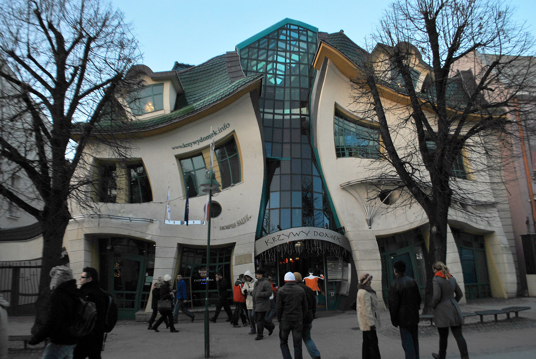 The Unvertical House In Sopot (aka The Drunken Or Crooked House)