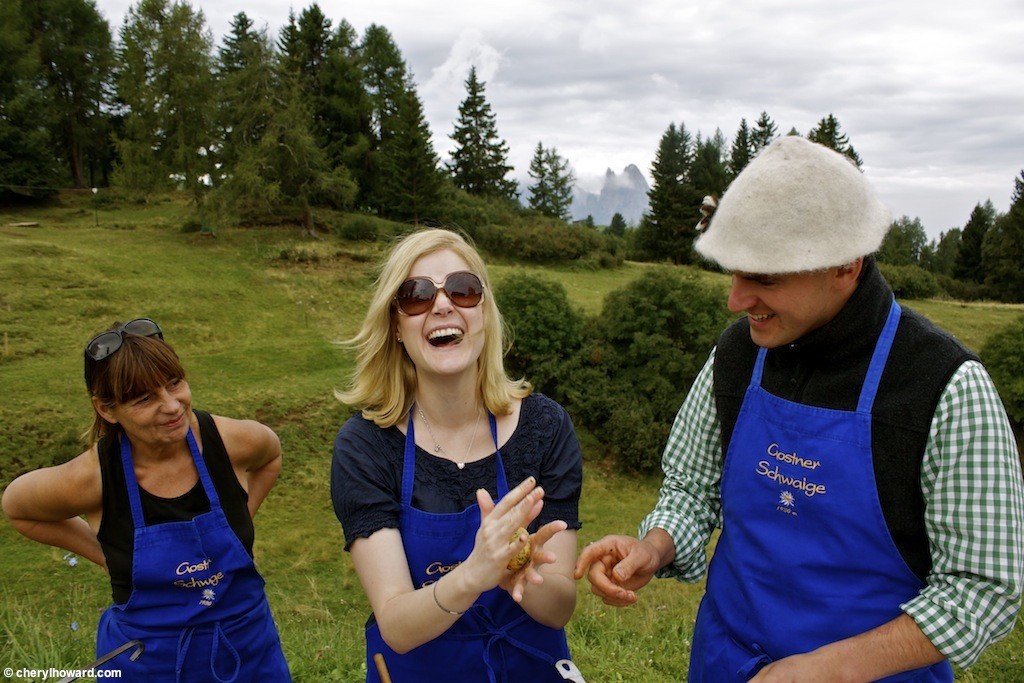 Outdoor Cooking Lessons At Gostner Schwaige Mountain Hut In Italy