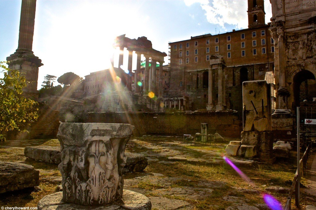 Rome Photos - Forum Sunshine