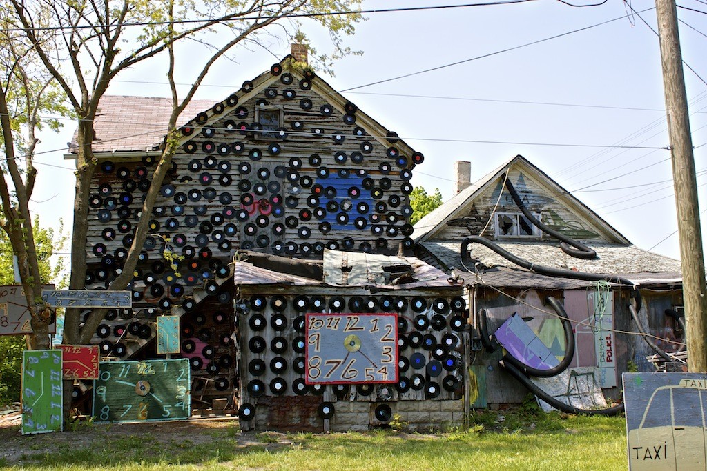 Outdoor Art At The Heidelberg Project In Detroit