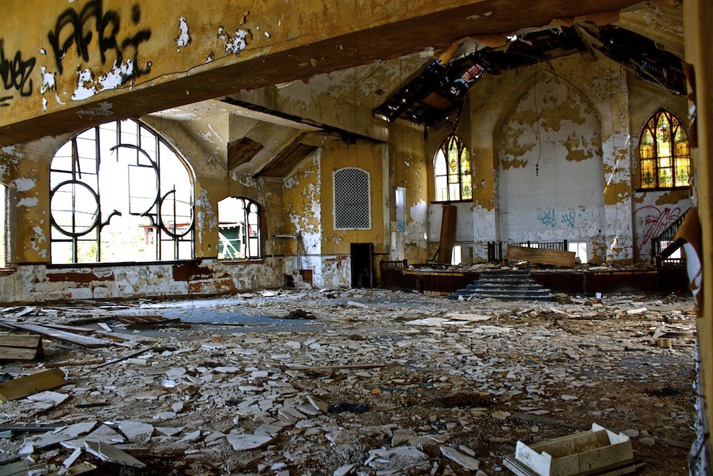 The Abandoned Abundant Life Christian Church In Detroit