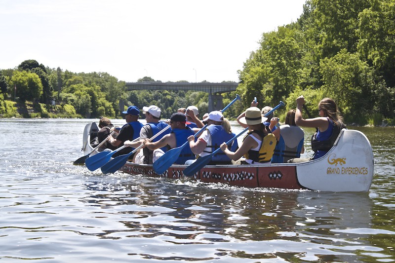 A Canadian Outdoor Adventure, Canoeing The Grand River In Paris