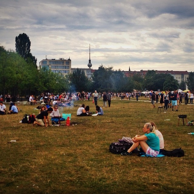 Traîner au Berliner Mauerpark.