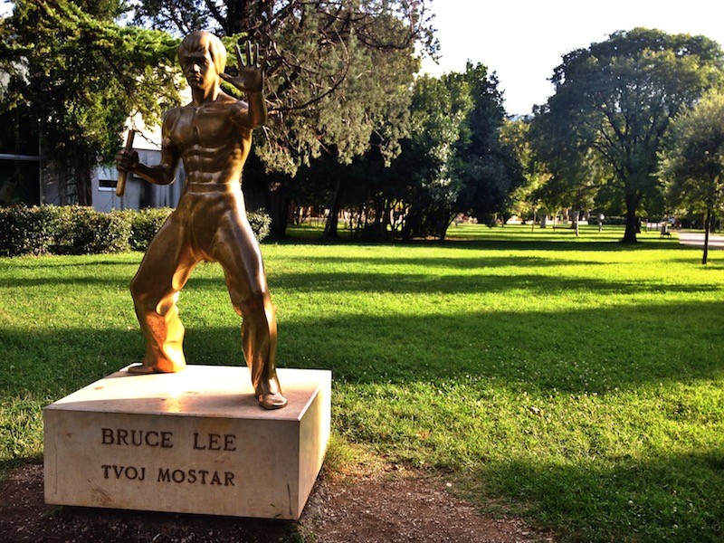 Bruce Lee Statue Mostar