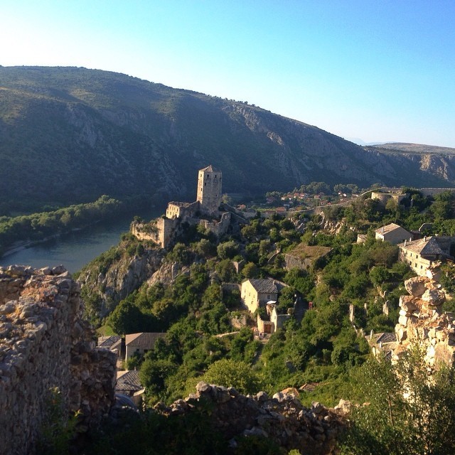 View of Castle at Pocitelj Bosnia