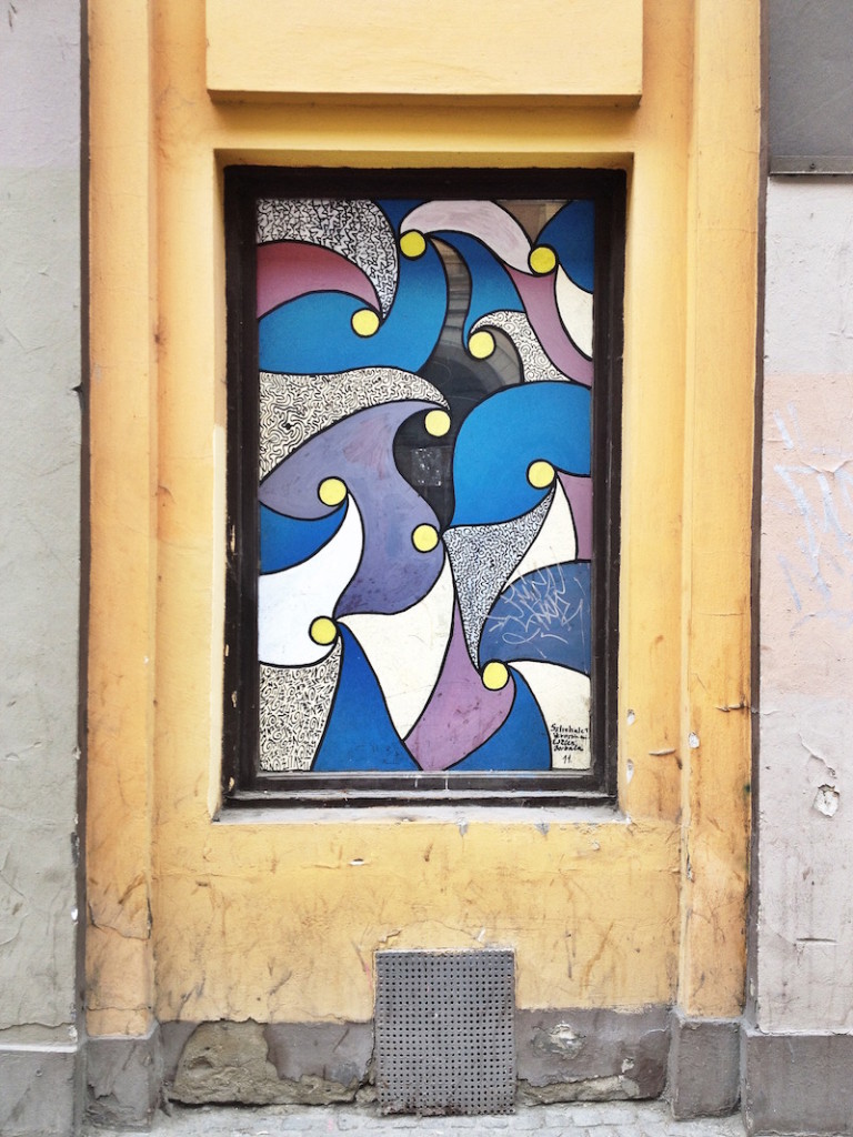 Window Mosaic Street Art Budapest
