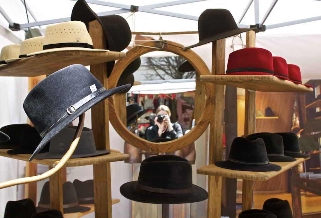 Schwerin Photos - Market Square Hat Stall