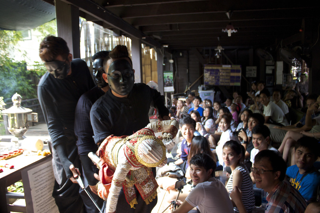 Thai Puppet Dance Klong Bang Luang Artist House Bangkok