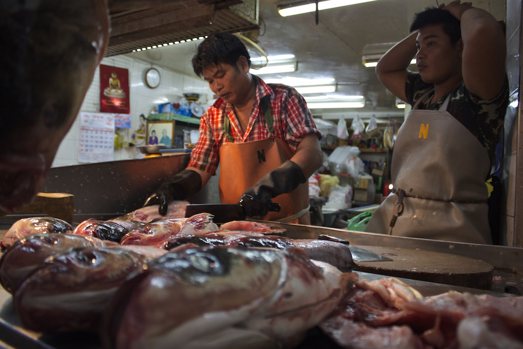 Bangkok Chinatown - Fish Stand