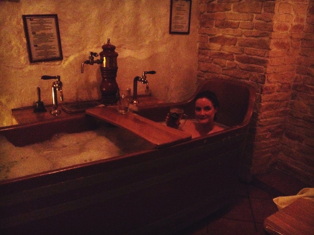 Cheryl Howard Travel Blogger at Spa Bernard Prague