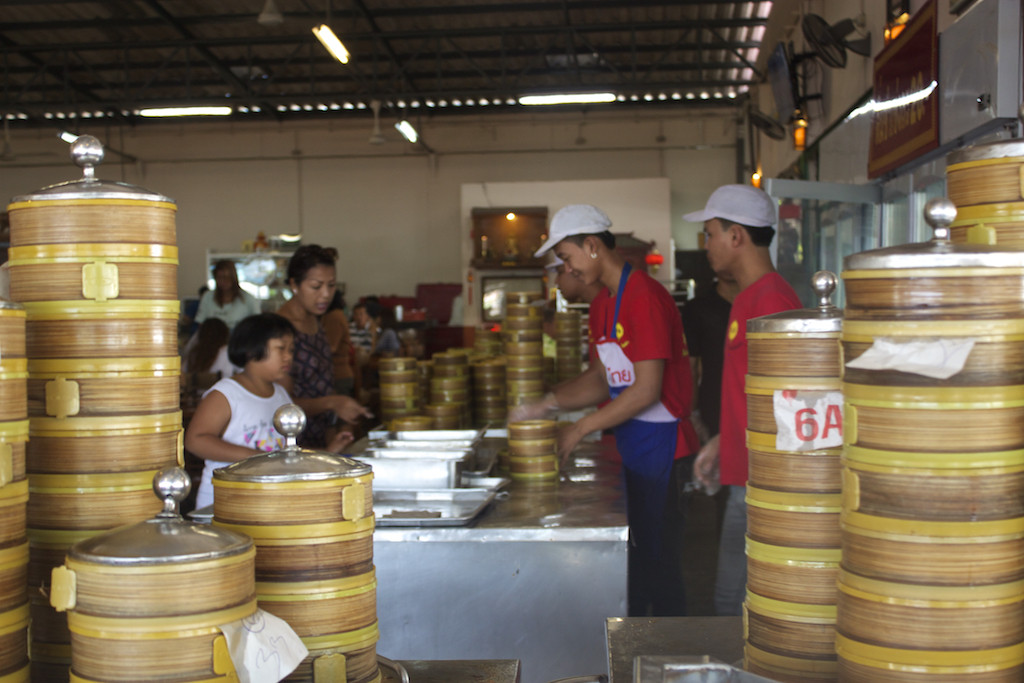 Dim Sum in Trang Views into the Restaurant