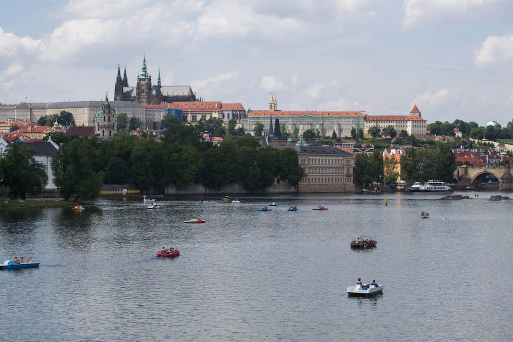 Prague Photos - Castle and Boats