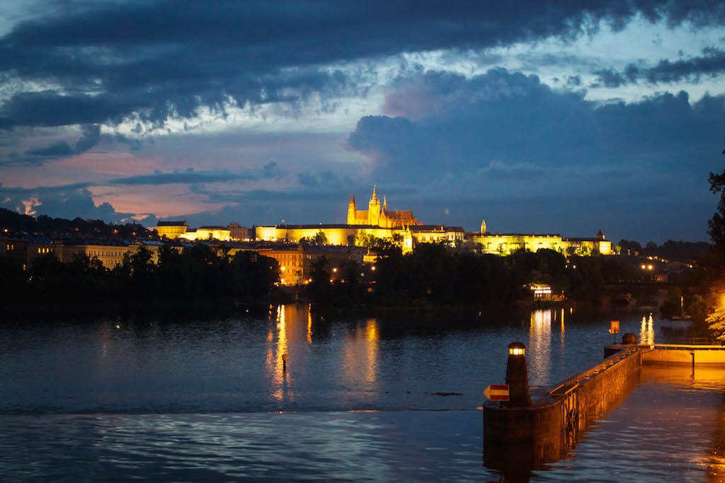Prague Photos - Castle at Night