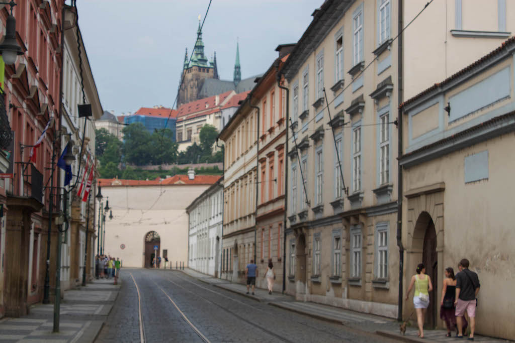 Prague Photos - Streets Leading to Castle