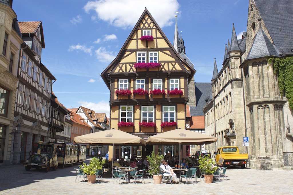 Quedlinberg Germany Cafe Main Square