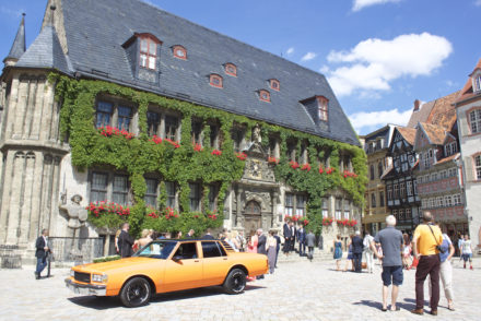Quedlinberg Germany Car in Main Square