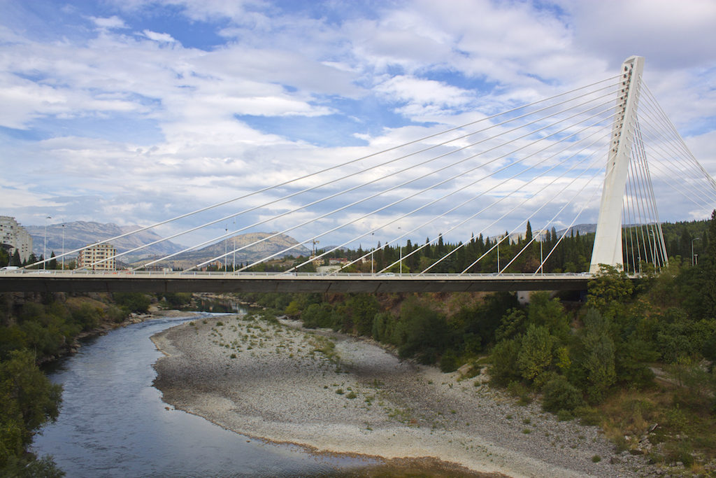 Visit Podgorica Millenium Bridge View