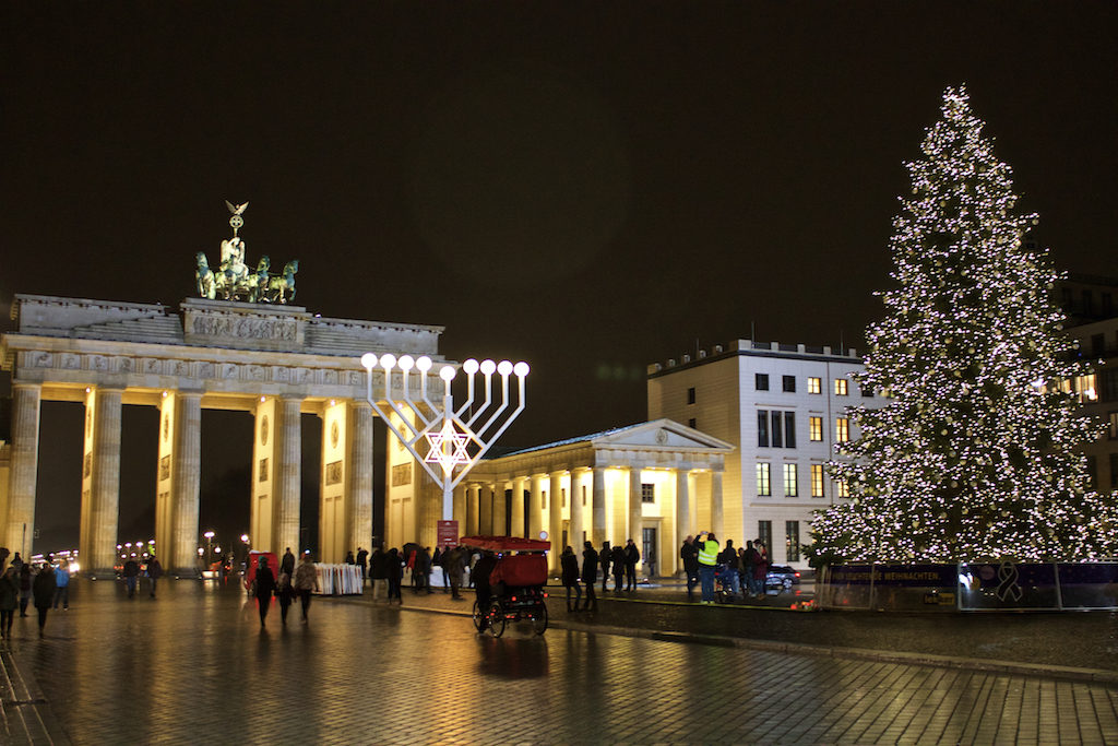 Brandenburger Tor at Christmas - Wide View