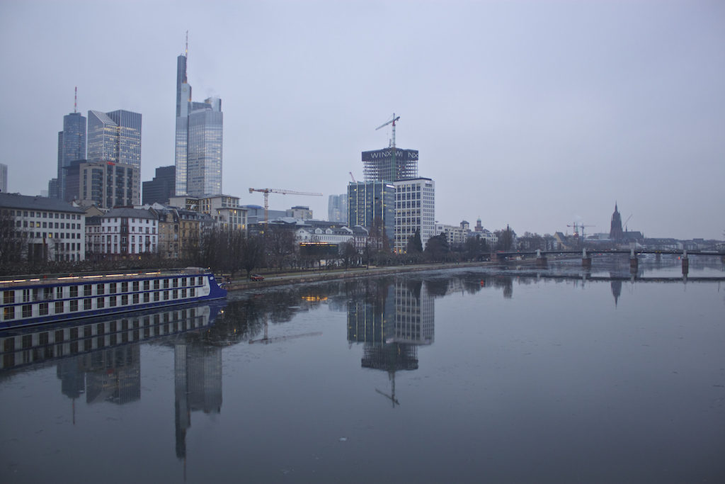 Frankfurt Photos - Main River City View