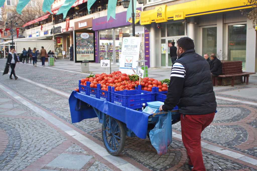 Things To Do in Edirne Turkey - Fruit Vendor