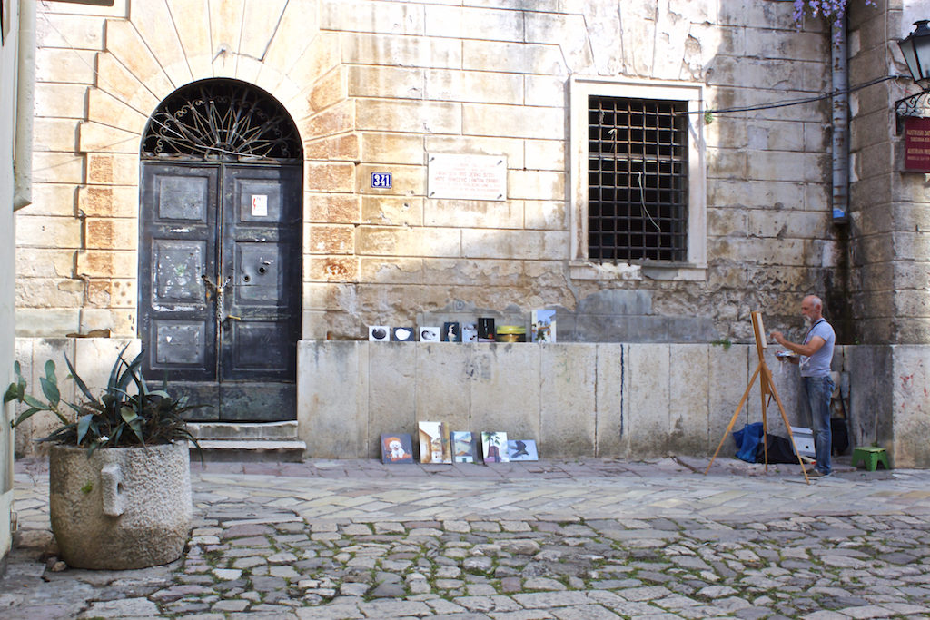 Kotor Montenegro - Artist Painting