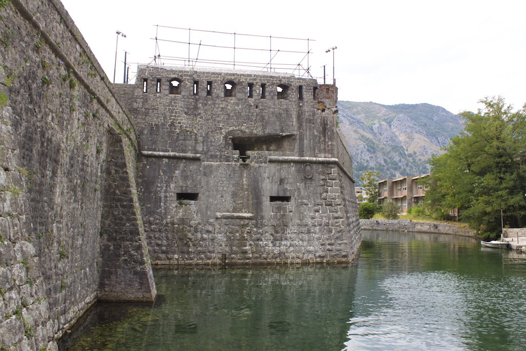 Kotor Montenegro - Old Town Walls and Moat