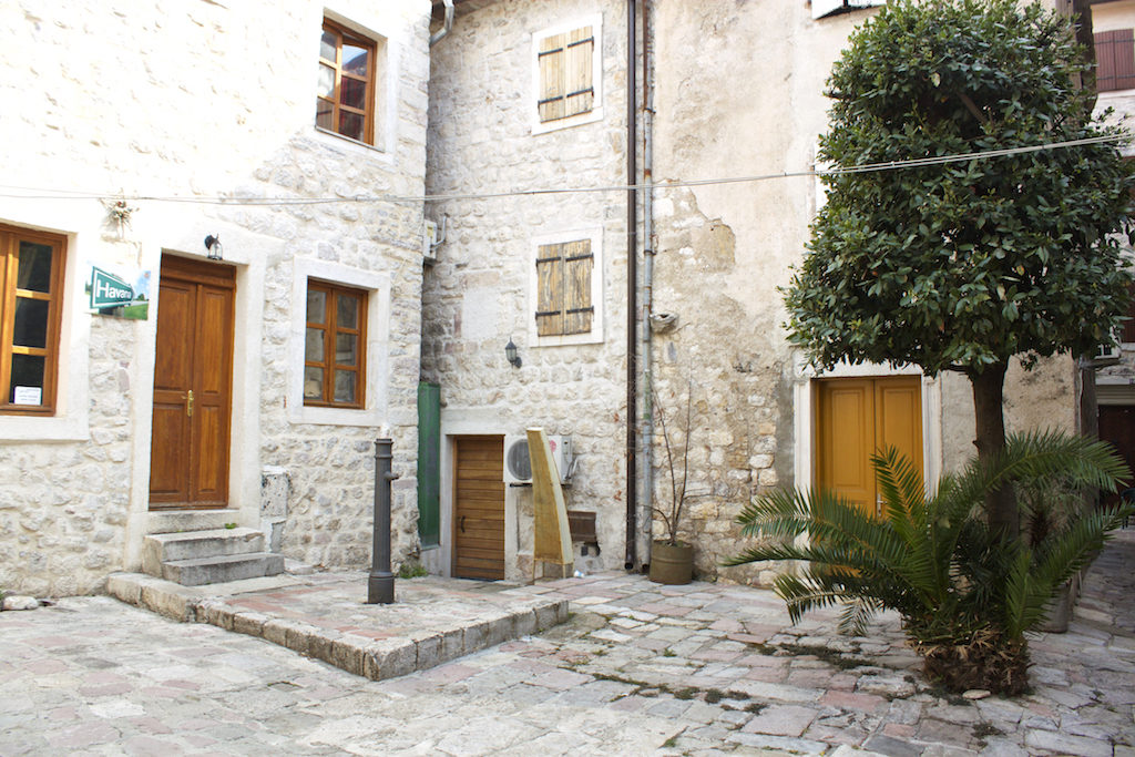 Kotor Montenegro - Peaceful Courtyard