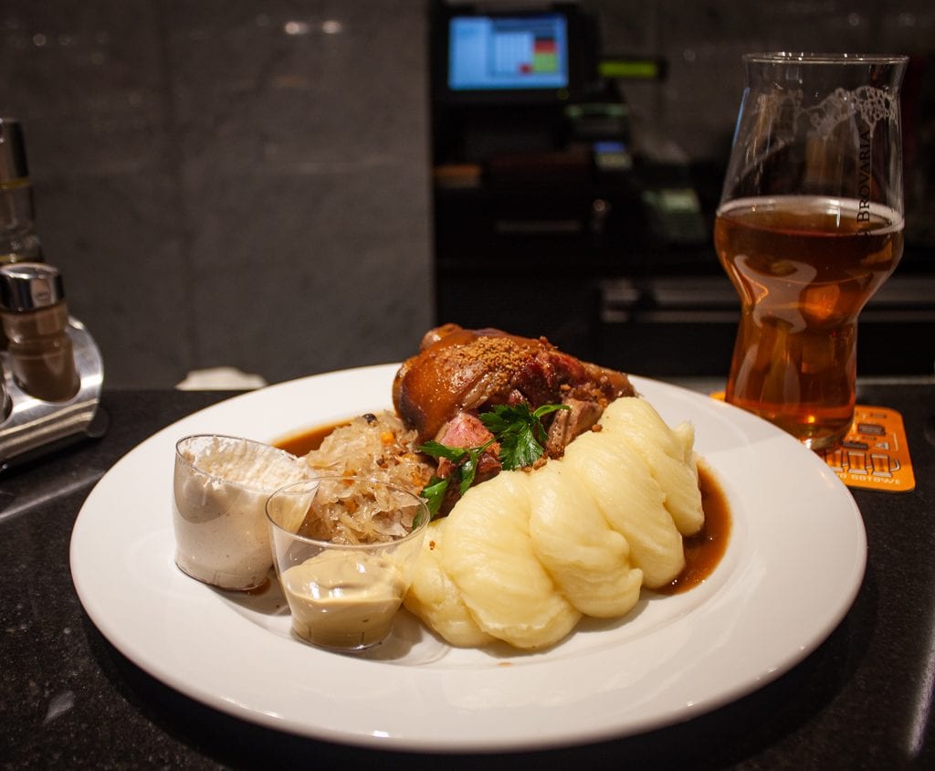 Poznan Restaurants - Brovaria Pork Knuckle