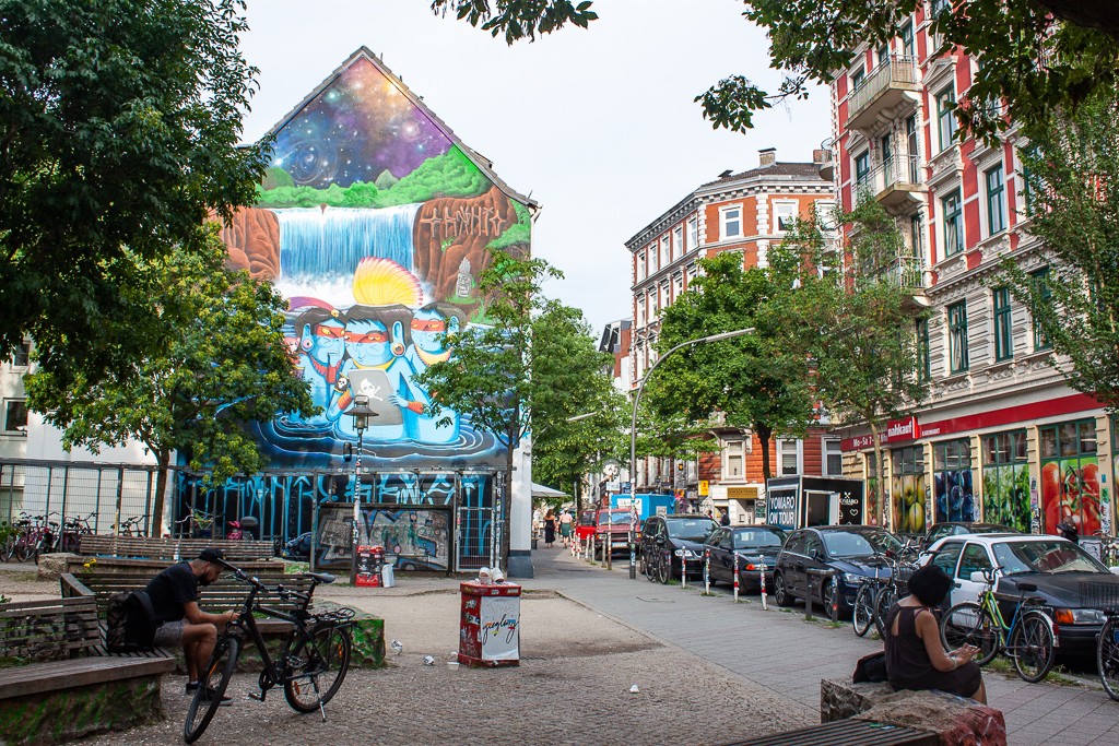 Hamburg Schanzenviertel - Street Art Mural