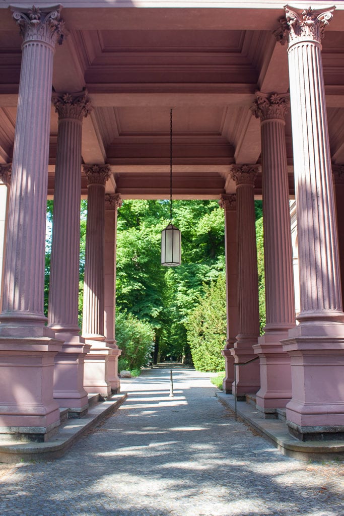 Schlosspark Biesdorf Berlin - Pink Columns