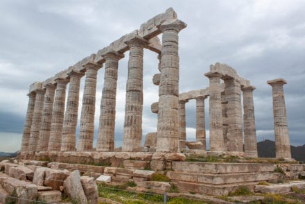 The Temple Of Poseidon at Cape Sounion