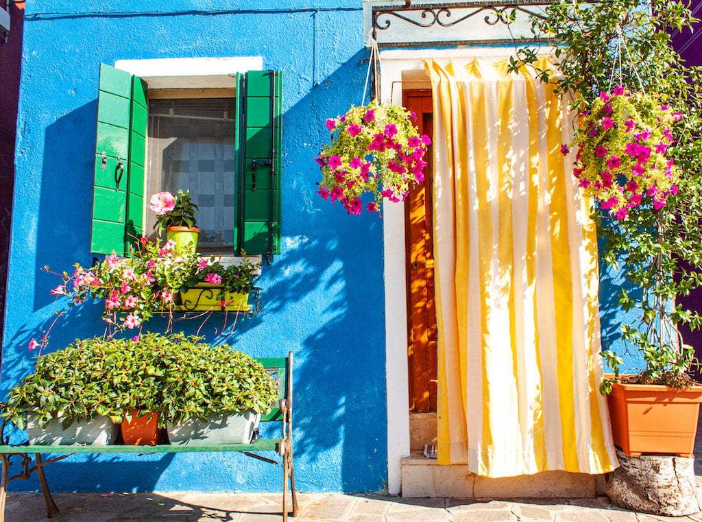 Visit Burano Italy - Bright Blue