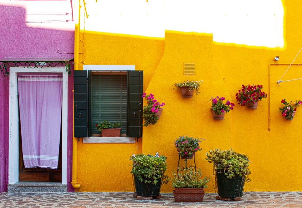 Visit Burano Italy - Mellow Yellow
