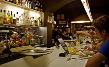 Eating At Tapas 24 In Barcelona Spain