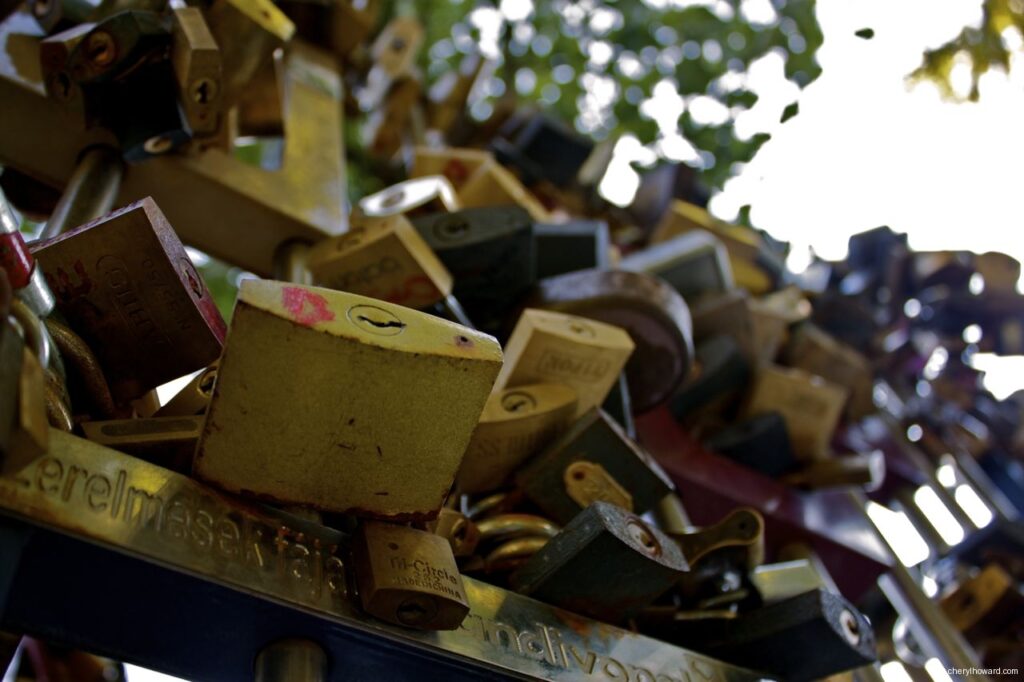 Budapest Love Locks Are Cute