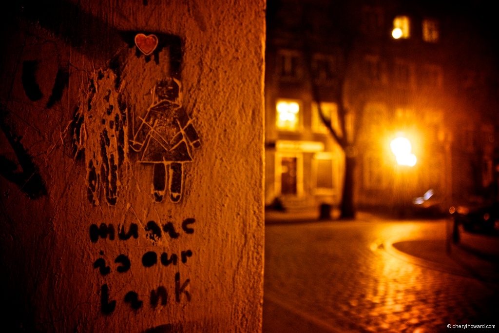 Gdansk Street Art - Music Is Our Bank