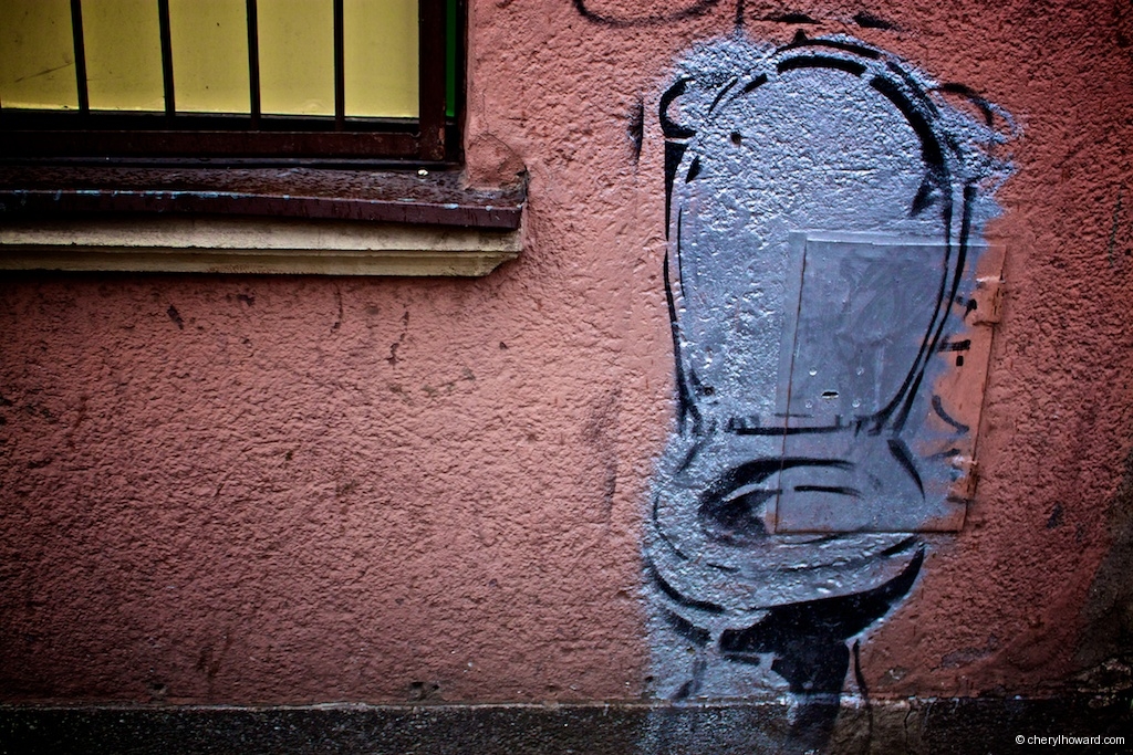 Gdansk Street Art - Toilet WC