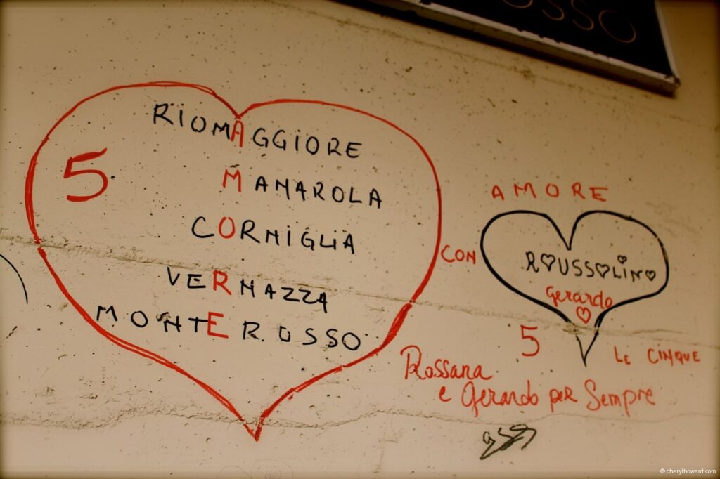 Via dell'Amore (Way of Love) - Hearts