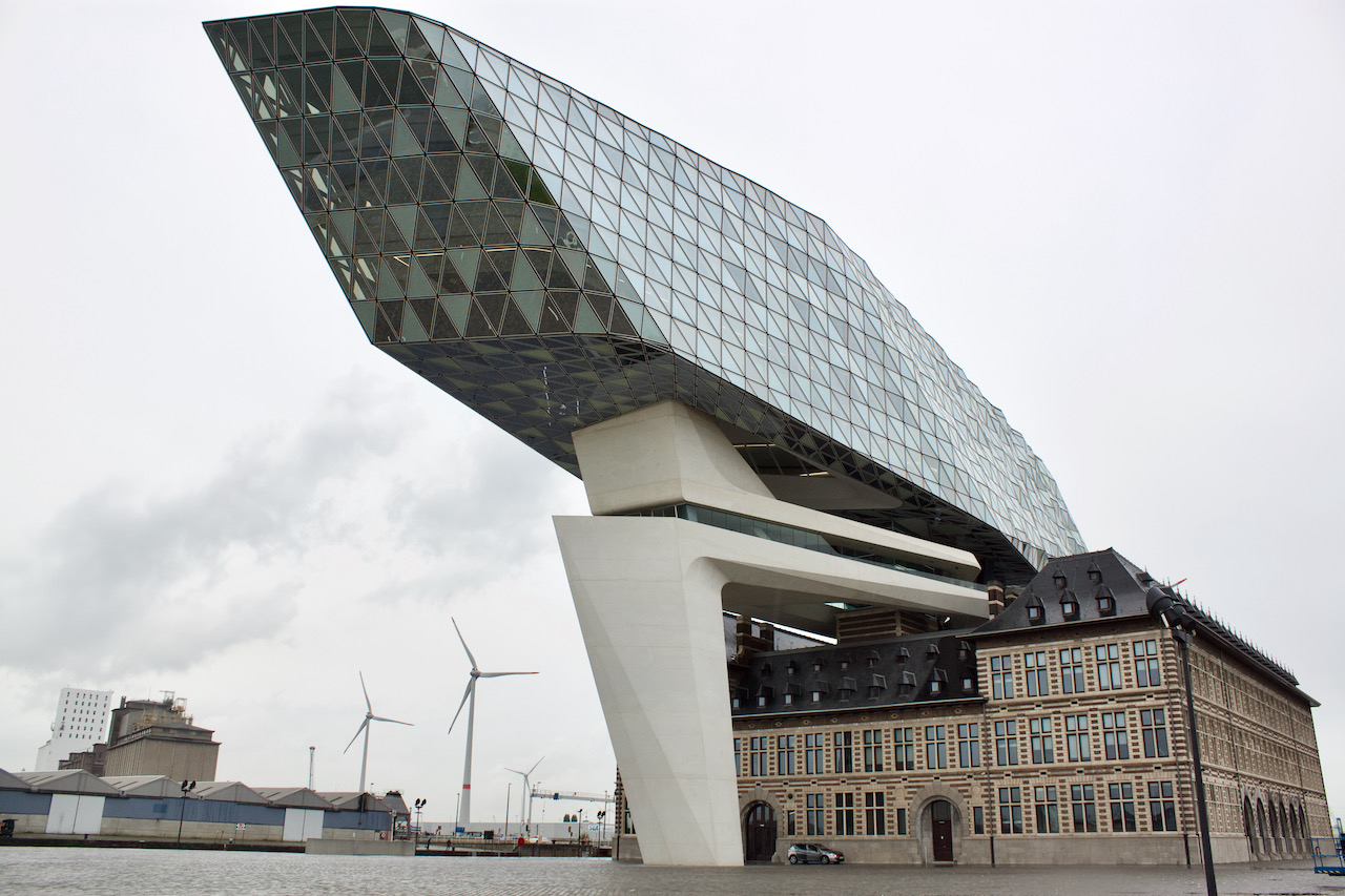 The Dramatic Addition To The Port Authority Building In Antwerp