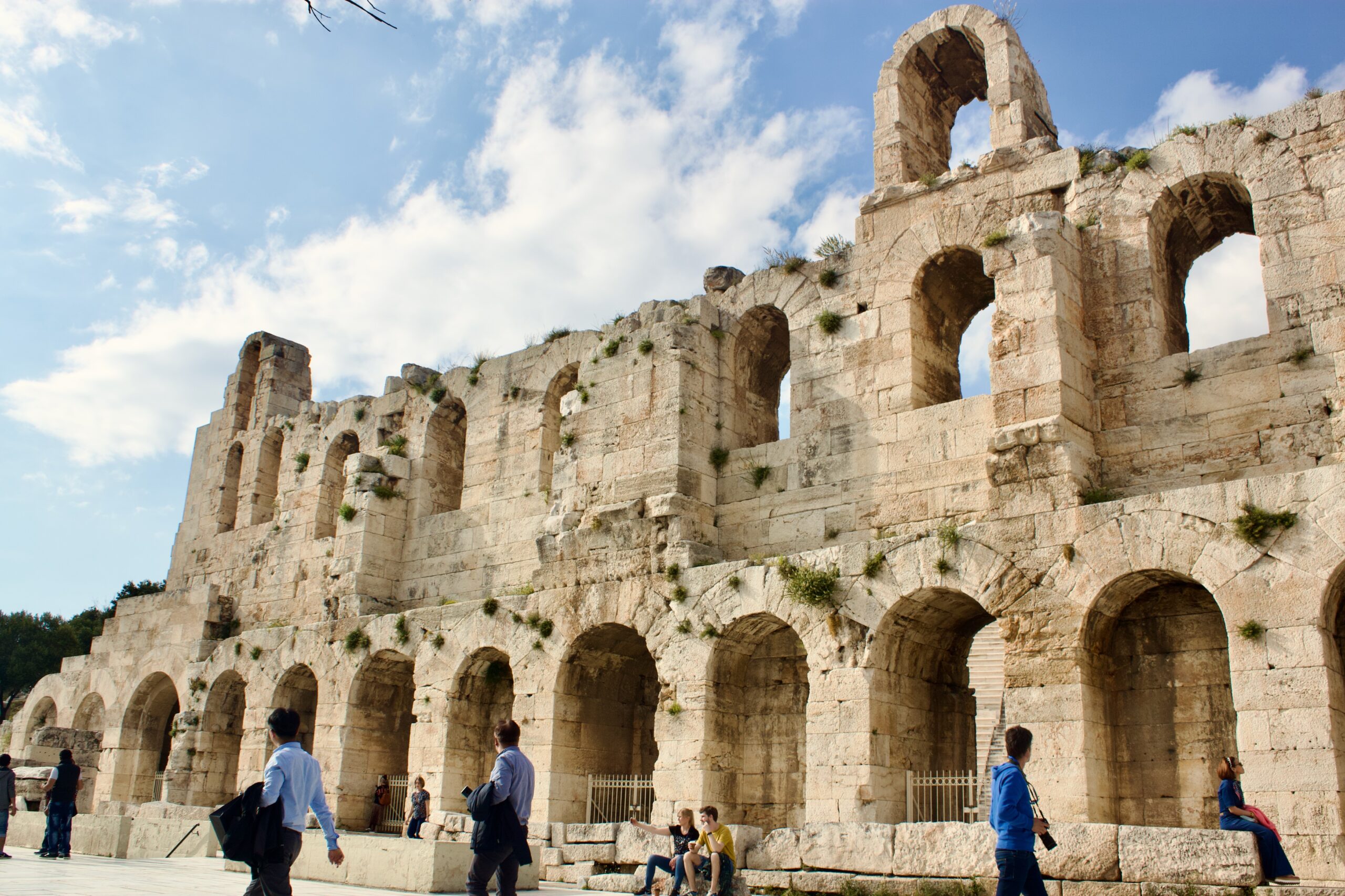 Odeon Of Herodes Atticus Athens Entrance
