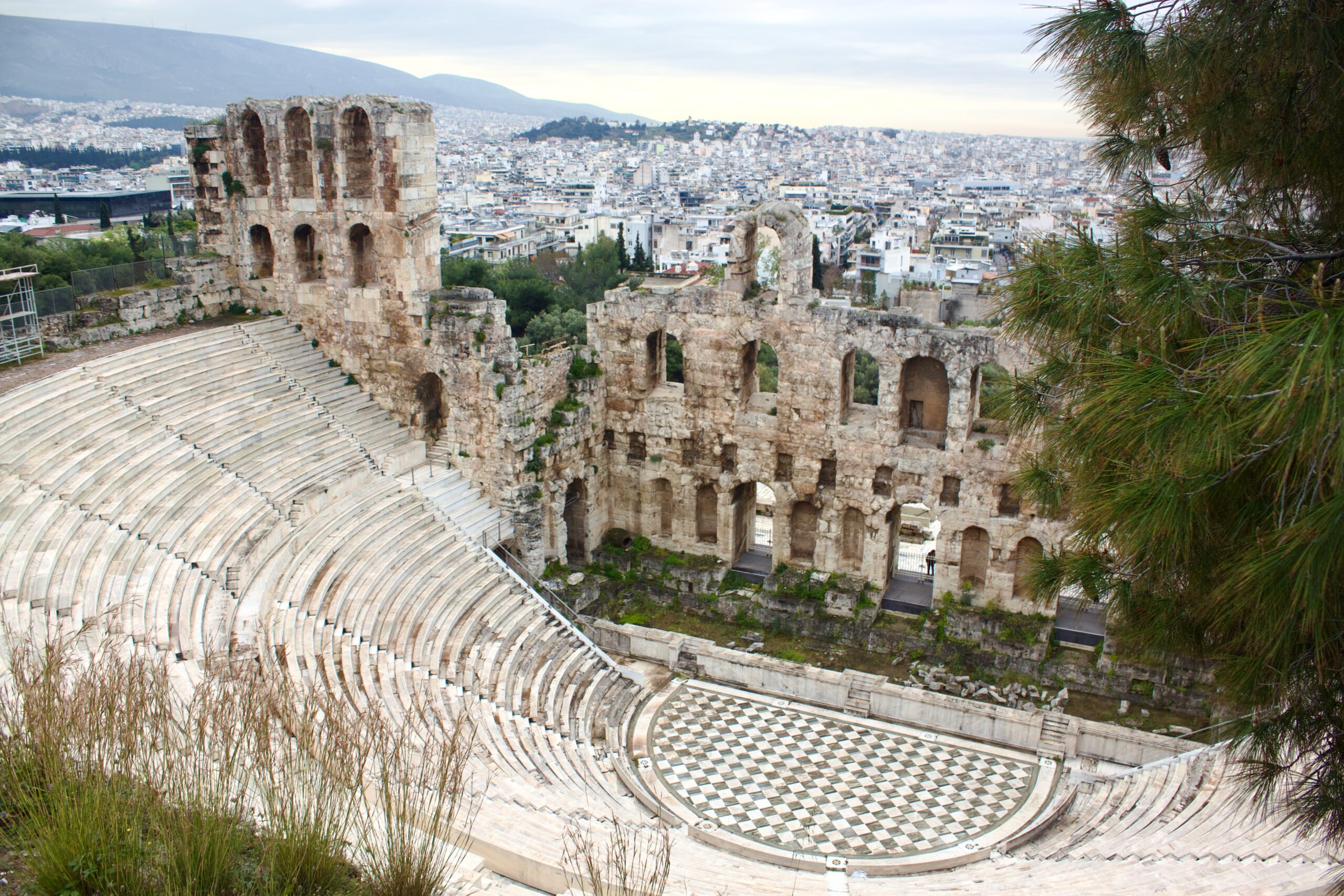 Odeon Of Herodes Atticus Athens - View From Above