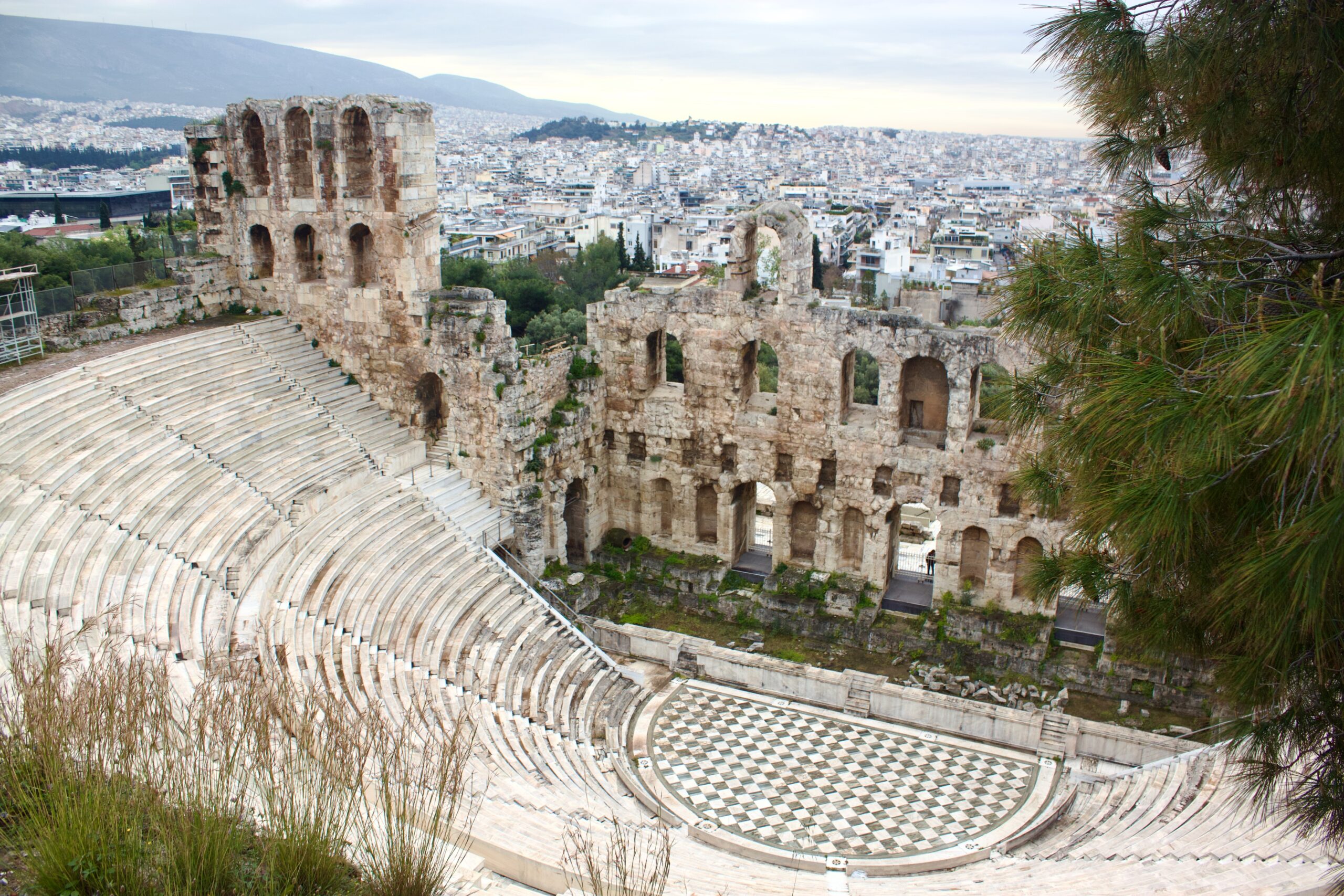 An Ancient Theatre, The Odeon Of Herodes Atticus - cherylhoward.com