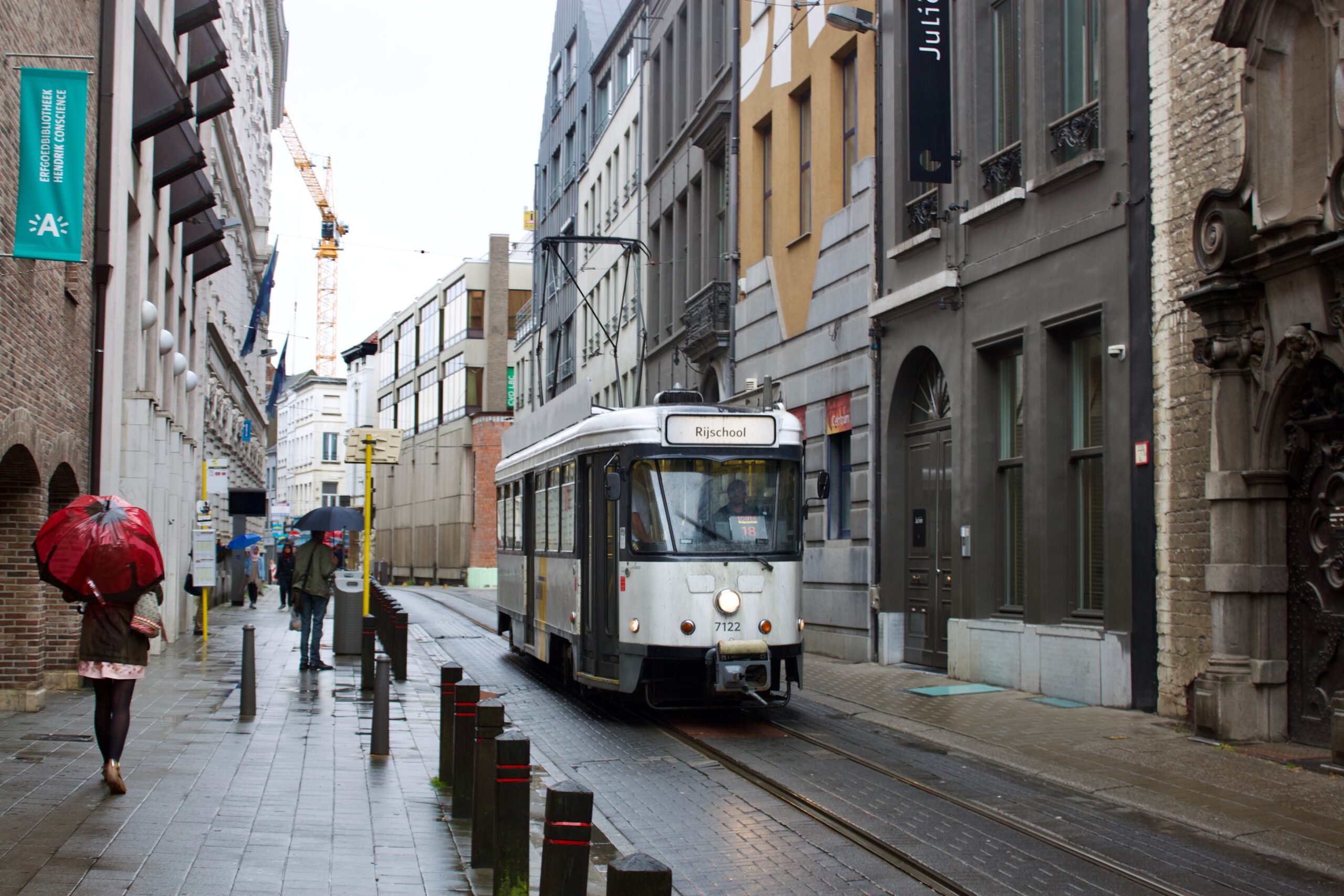 Antwerp Belgium Tram